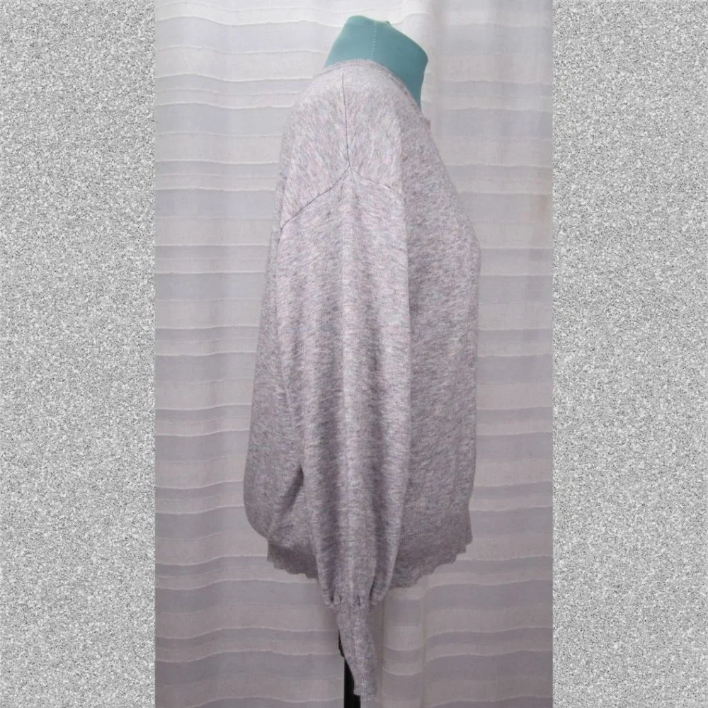 *FINAL PRICE* Ella Moss Puff Sleeve Maggie Sweater in Light Purple - XL - Picture 5 of 7